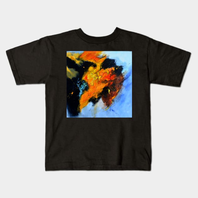 Abstract buffalo Kids T-Shirt by calimero